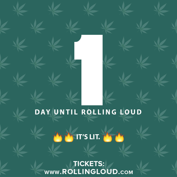RollingLoud's tweet photo. 1⃣ DAY LEFT.

http://t.co/f7fXFBLWlU http://t.co/7HPwJRTg5D