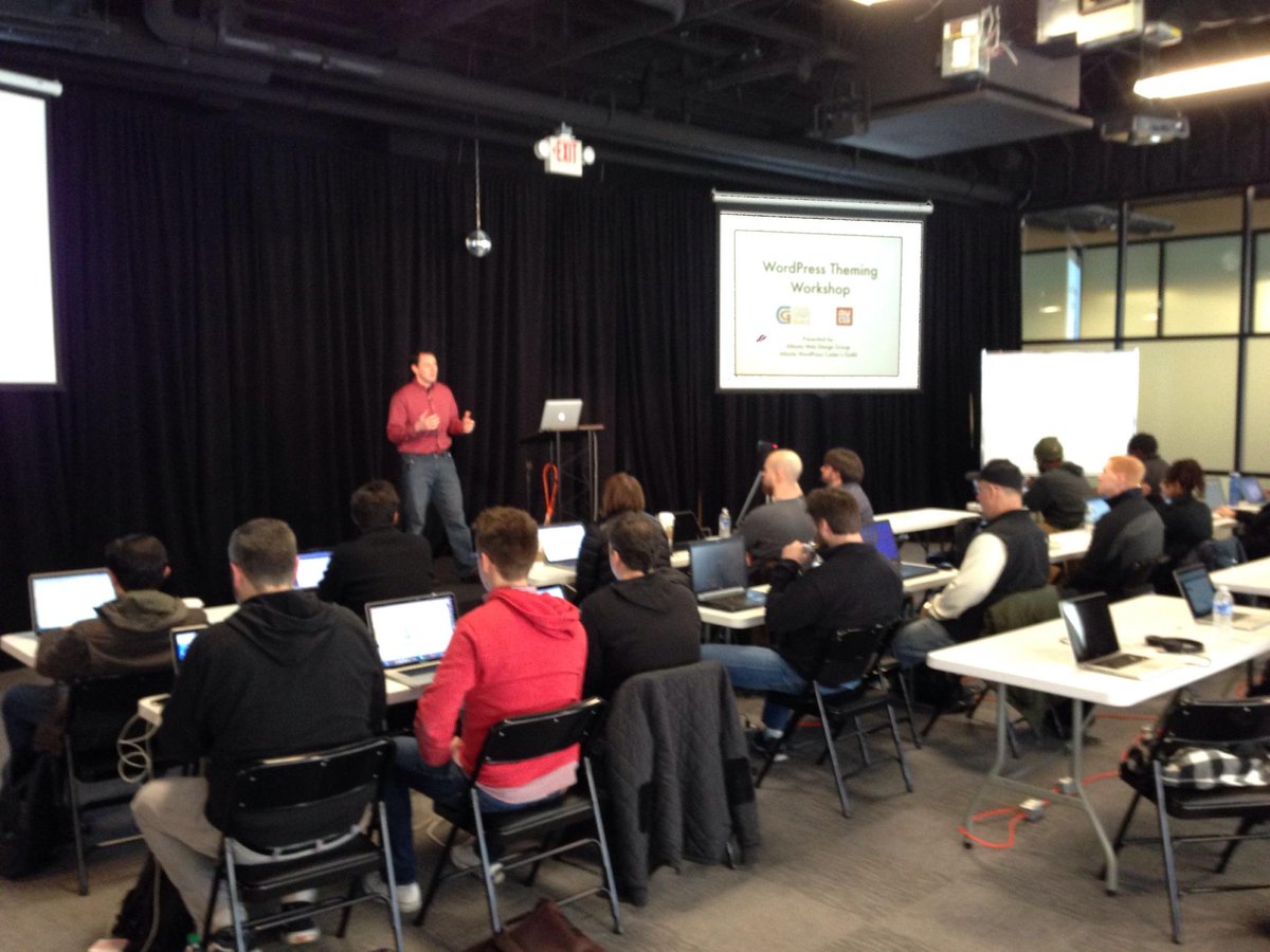 The Coder's Guild (@thecodersguild) on Twitter photo We’re kicking off with a full house for our WordPress Theming Workshop lead by <a href="/wpscholar/">Micah Wood</a> #cgwtw We’re kicking off with a full house for our WordPress Theming Workshop lead by <a href="/wpscholar/">Micah Wood</a> #cgwtw