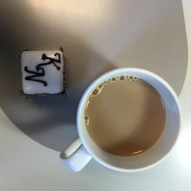 A celebratory <a href="/kingsleynapley/">Kingsley Napley LLP</a> cake with afternoon tea! KN up ten places in the <a href="/bestcompanies/">Best Companies</a> list. #BestLists2015
