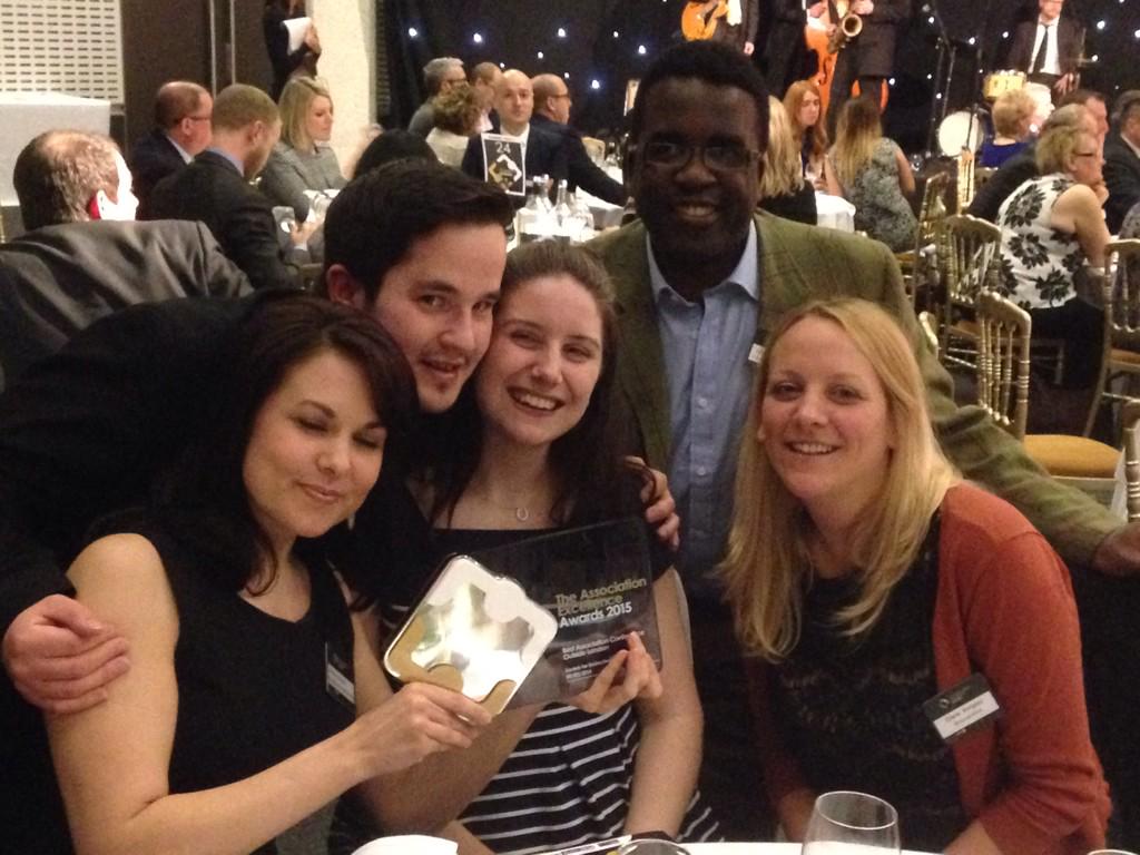 Congrats to us and <a href="/bioscientifica/">Bioscientifica</a> - winners of Best Association Event outside London for SfE BES 2014! #AEA2015