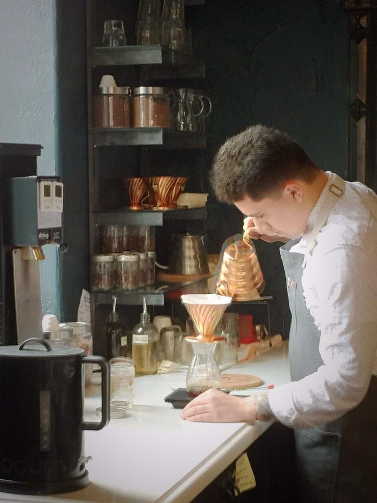 BluePoblano's tweet image. Yay! We love @charmingbeard !"@altonbrown: Hello Salt Lake City! Morning cortado from @charmingbeard #ABRoadEatsSLC http://t.co/Rf9aHEXgp8”