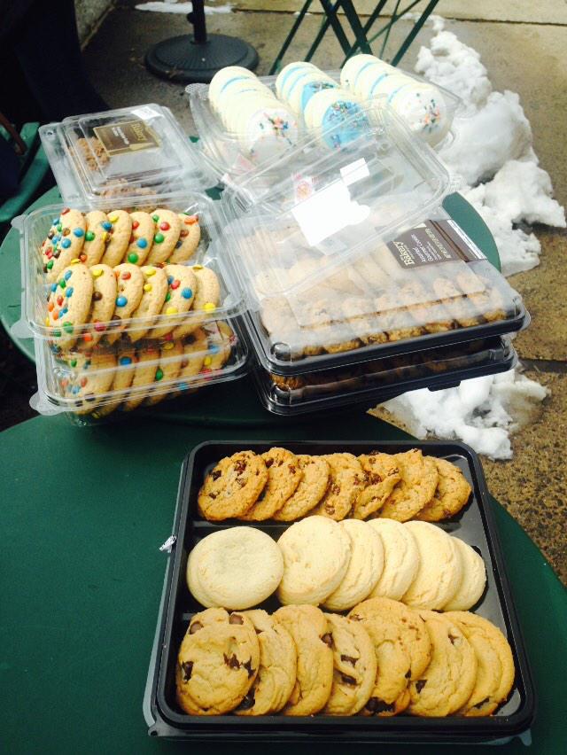 WFUVSC's tweet image. Cookies and compliment happening now! Come gets yours right now.