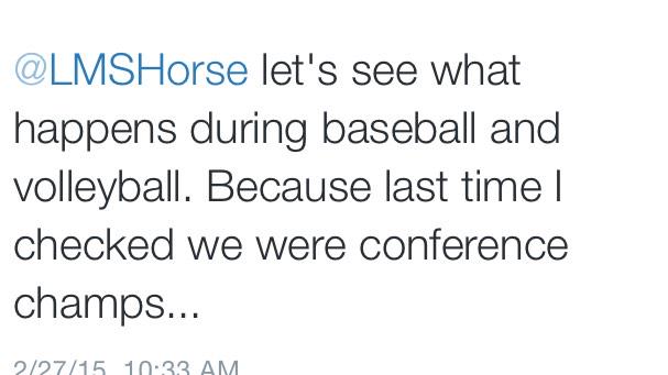LMSHorse's tweet photo. When OG realizes that they haven't done anything this year they decide to bring up last year..... http://t.co/hY7MssFpJH