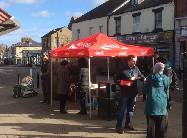 stpaulsspenny's tweet photo. Did you see us in the town centre this morning? We'll be out again tomorrow morning too! #cardboardtestimonies http://t.co/ekBGhHQa93