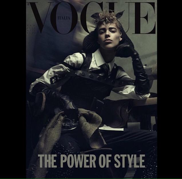 #Love !! 💥💘💥 @vogueitalia #February #2015 #ThePowerofStyle shot by #StevenMeisel with #LexiBoling #makeupbypatmcgrath