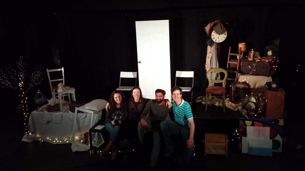 The wonderful <a href="/RISETheatre/">RISE Theatre</a> are in at Friargate and getting ready for White Rabbit this evening.