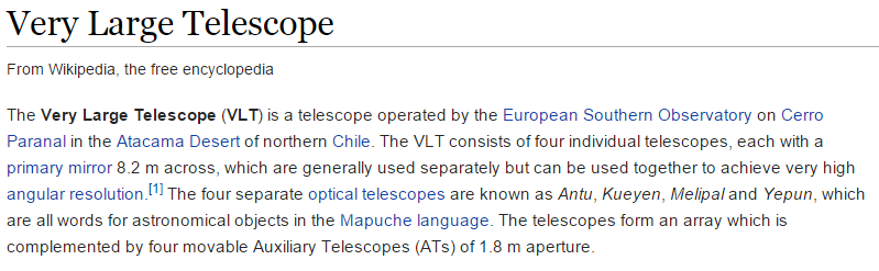 Friendly reminder: This is what scientists decided to officially name one of the biggest telescopes on Earth.