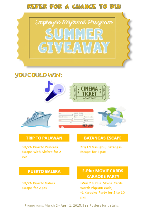 myVIPAccess's tweet photo. ERP Summer Giveaway! Win E-Plus Movie cards, Karaoke Party, Out-of-town trips.See posters for details. http://t.co/LYCHYlLGuq