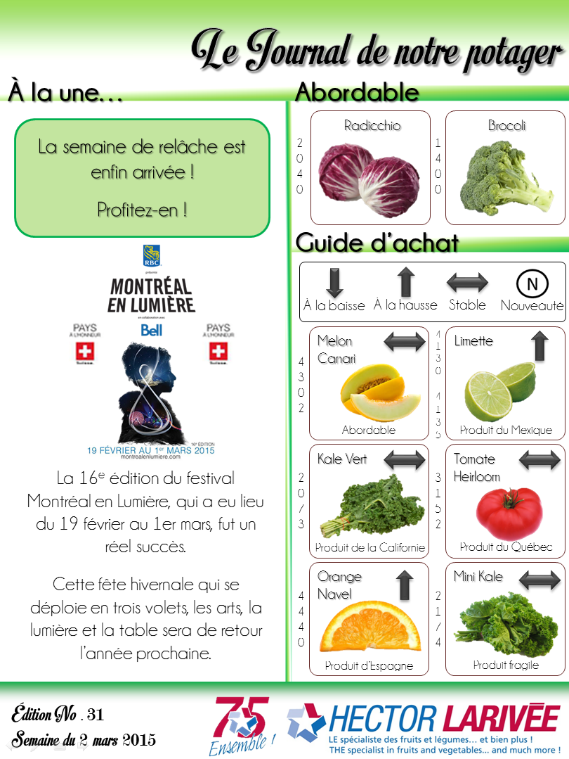 HectorHli's tweet photo. Le journal de notre potager
Semaine du 2 mars 2015 http://t.co/9qU18EkK6V