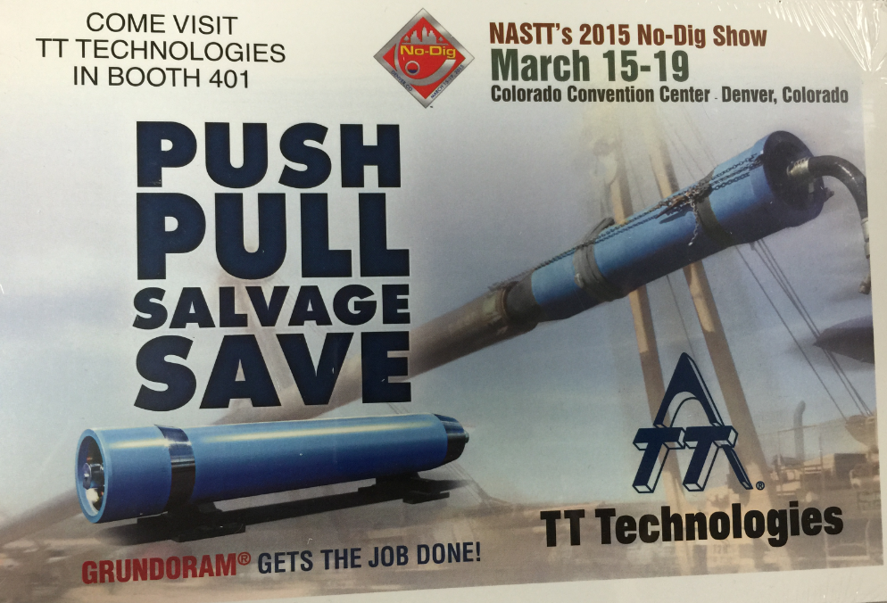NASTT's No-Dig - Come visit us at booth #401 March 15 - 19!
nodigshow.com