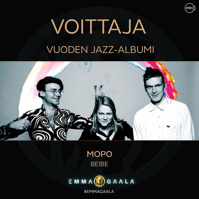 mtv3suomi's tweet photo. Onnea Mopo, vuoden jazz-albumi! #emmagaala #beibe http://t.co/3GSsYDxZXp