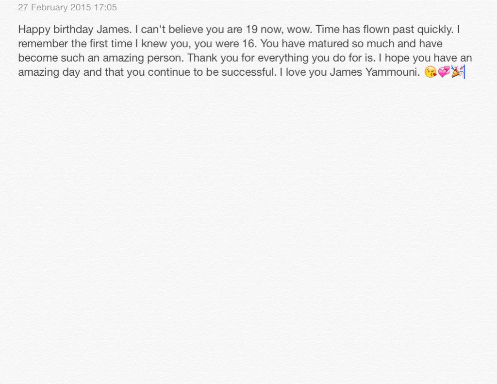 Happy 19th birthday    