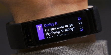 MSFTResearch's tweet photo. ICYMI: Microsoft researchers help expand @MicrosoftBand productivity functionality http://t.co/ilES7WfzvP #MSRVOW http://t.co/Gil9FcRSHC