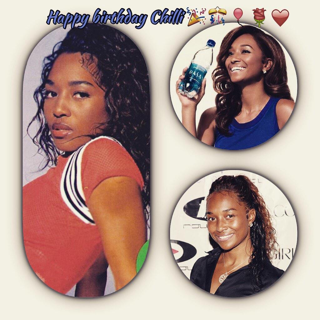 Happy birthday to Rozonda \"Chilli\" Thomas (February 27, 1971) of 1/3 supergroup TLC 
