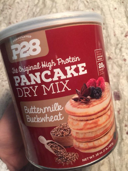 One of my favorite breakfast ❤️ taste sooo good!! High in protein #proteinpancakes 😜 @P28Foods http://t<a href="/tag/proteinpancakes"class="tags"><span>#proteinpancakes</span></a>