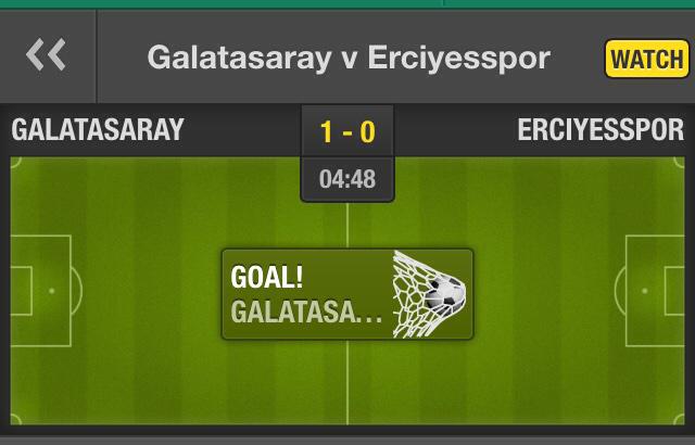 APJtips's tweet image. Was trying to post this tip on Twitter but it happened within 4 minutes, Galatasaray to score first £20 on £28 back.