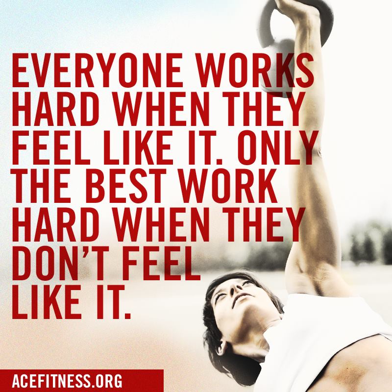 acefitness's tweet image. Retweet to motivate others to work hard! #FitnessFriday