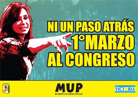MUPArgentina's tweet photo. #1M junto a @CFKArgentina http://t.co/RGMvPSeb0w @MUPMENDOZA @Muplarioja @MUPCATAM @MUPJUJUY #TodosConCristina http://t.co/hAKsgC0DBt