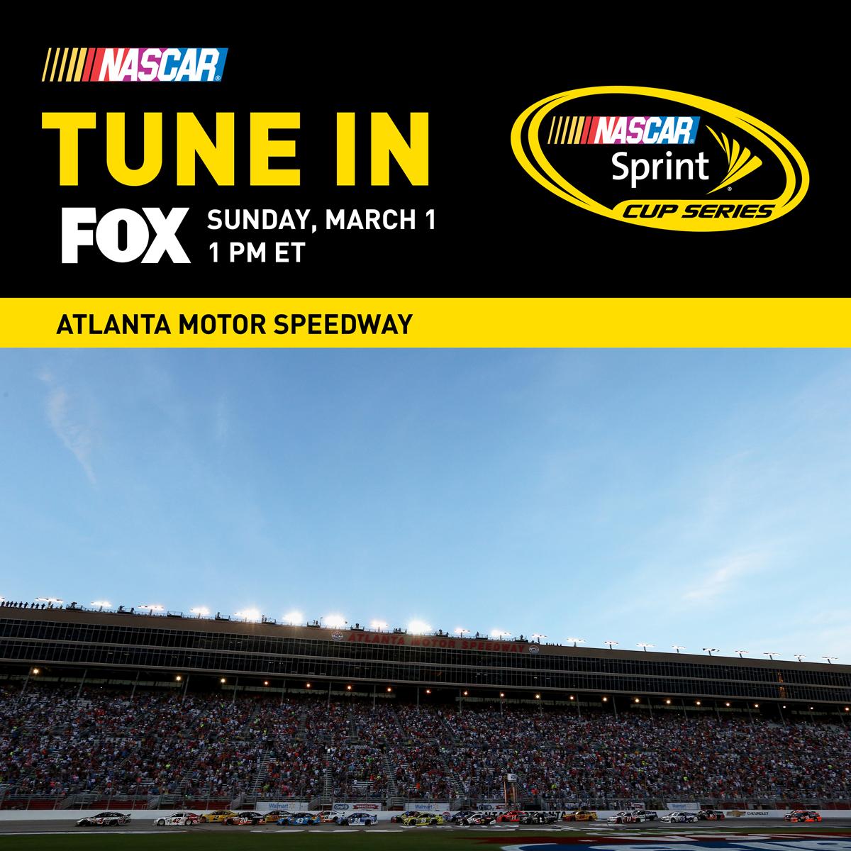 DAYTONA's tweet photo. Don't forget to tune-in to the Folds of Honor QuikTrip 500 this Sunday at 1pm ET on @FOXtv! http://t.co/x9w0lpwWuc