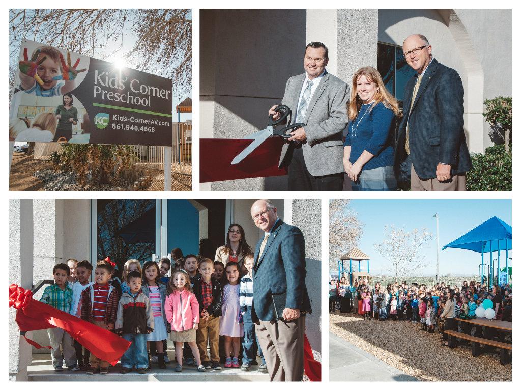 PaulChappell's tweet photo. Dedication &amp; ribbon cutting for Kid's Corner Preschool. Thankful for parents &amp; teachers investing in children. http://t.co/lRdHLEeT0U
