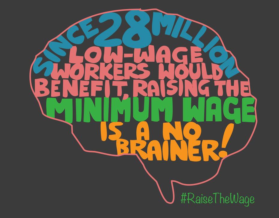 USDOL's tweet image. It's a no brainer to #RaiseTheWage. 1.usa.gov/1G13LM0