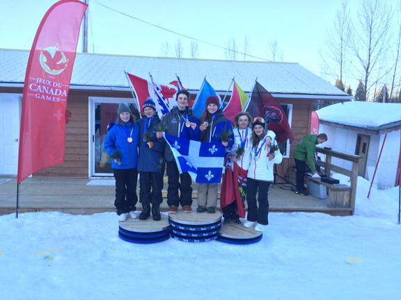 Today's podium #slopestyle <a href="/2015CanadaGames/">2015 Canada Games</a> <a href="/bcsnowboard/">BC Snowboard</a> <a href="/aqsnowboard/">Ass Québec Snowboard</a> <a href="/AB_Snowboard/">Alberta Snowboarding</a> <a href="/sbontario/">SB</a>
