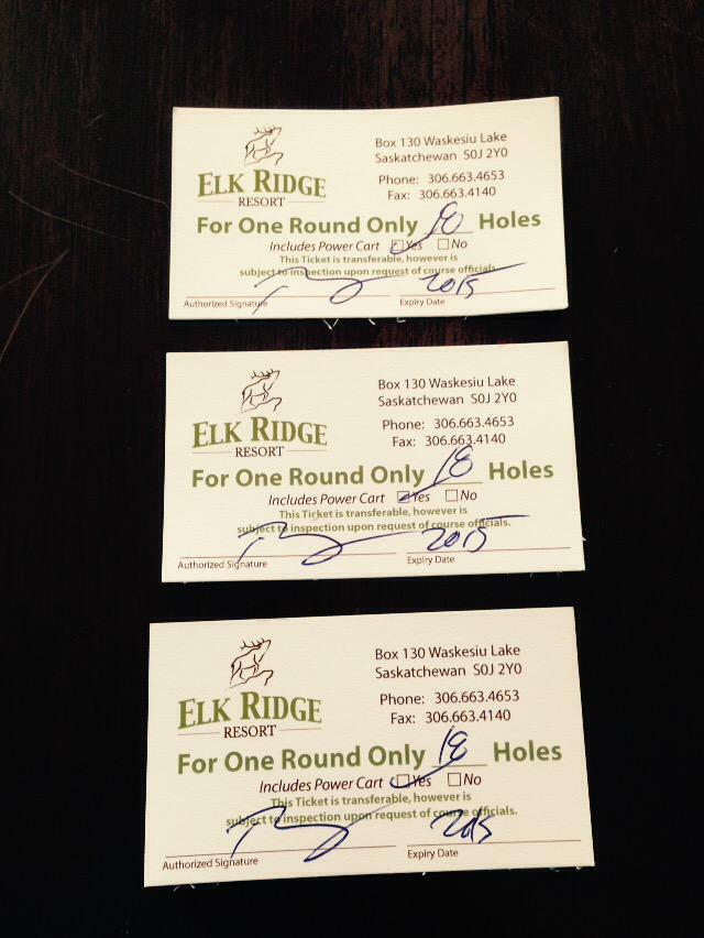 deanmanz's tweet photo. I'm giving away 3 green fees to the best Golf Resort in Sask. @ElkRidgeResort. RT and I will give away at 5pm. http://t.co/X1eAqCkhIP