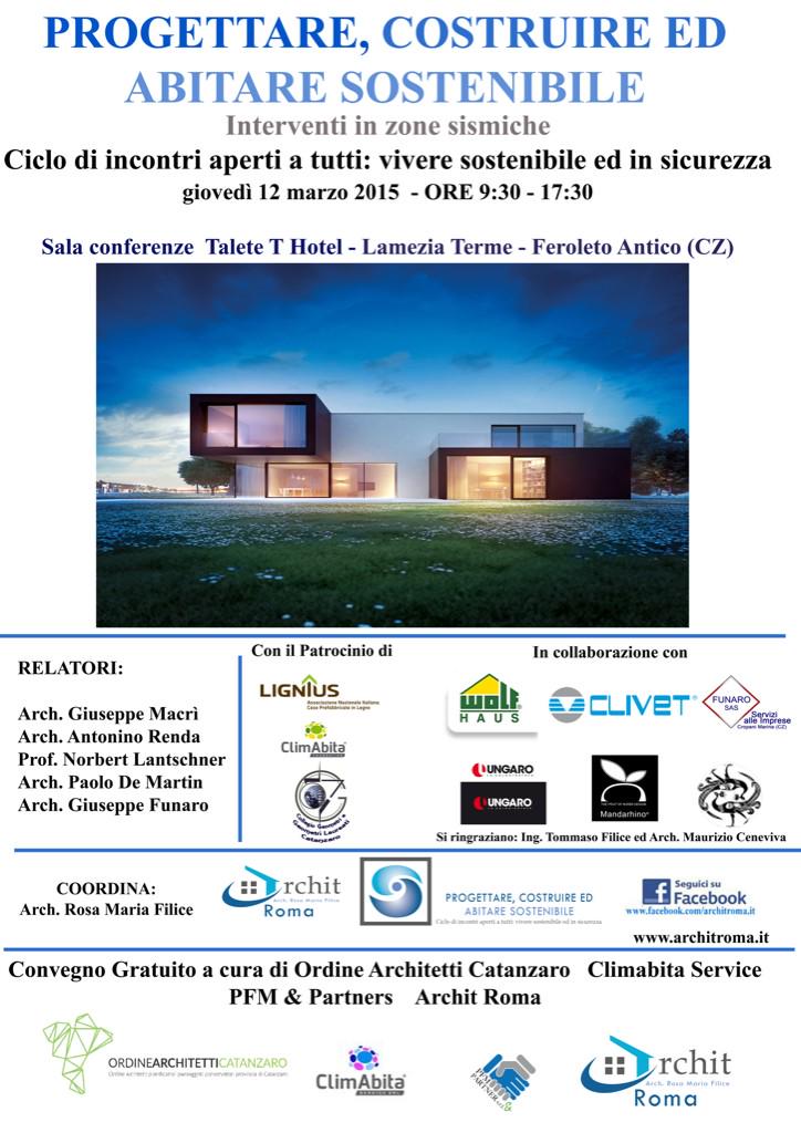 ArchitRoma's tweet photo. 12 marzo a Lamezia T @Wolf_Haus @archidemar @NLantschner @ClivetSpA #ungaro @oappccz @geometra_info http://t.co/jfQxeOympj