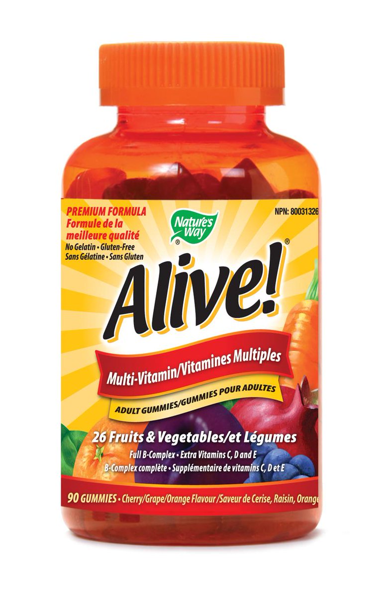 Keep a bottle of Alive! Multivitamin Gummies on your desk and get your daily dose of nutrients! #NoMoreSnacking
