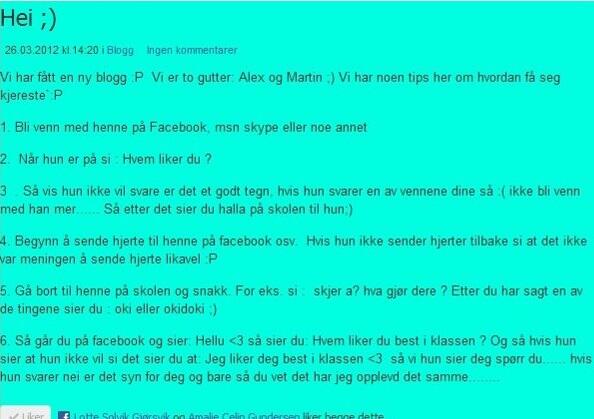 LillianSoe's tweet photo. Dette er fortsatt det beste blogginnlegget jeg vet om http://t.co/I9CcrfMcv2
