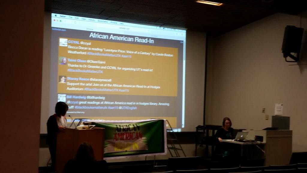 gray_laverne's tweet photo. @ ccyal African-American Read - In at UTK http://t.co/qgKRoU1qMS