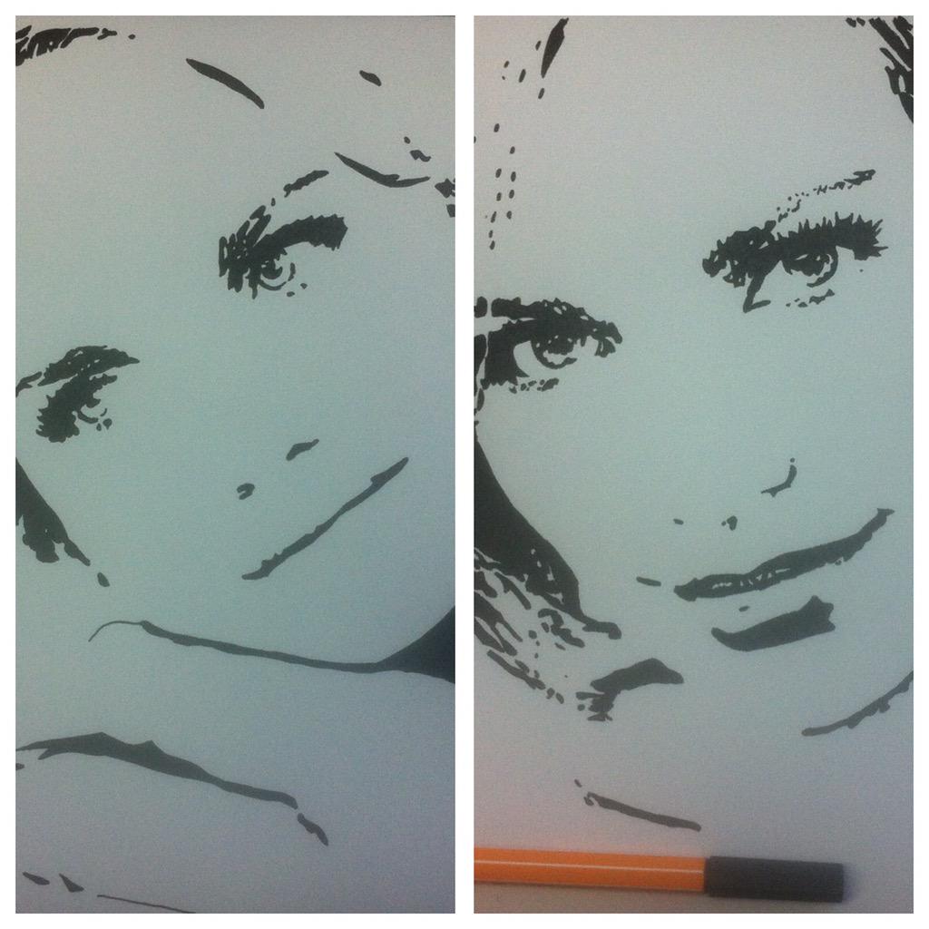 ApachesHope's tweet photo. #fanartfriday #drawingcollage #KristinChenoweth @KChenoweth http://t.co/xmwNIbeAhY