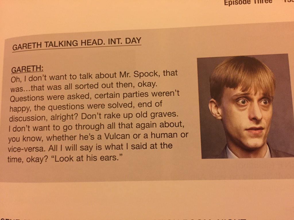 TheOfficeBBC's tweet image. "@Gervaisaholics: Remember when a question on Mr. Spock caused controversy in #TheOffice Quiz? http://t.co/KlsZSpjNy5" :-)