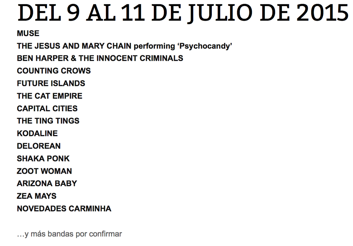 vvxngogh's tweet photo. SE VENDE ENTRADA PARA EL BILBAO BBK LIVE (precio a negociar). 

Tocan estas bandas de momento: http://t.co/M20V090sul