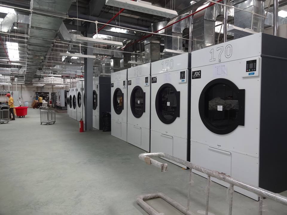 ADCLaundry's tweet image. A gleaming installation of AD-170 dryers by Vuong Luc Laundry Solutions @ Vinpearl Phu Quoc Islands resort, Vietnam.
