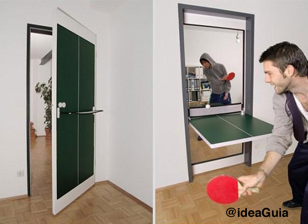 ideaGuia's tweet photo. No tenes lugar para una mesa de ping pong? se acabaron las excusas! #ideascreativas http://t.co/qQ3q3uooIh