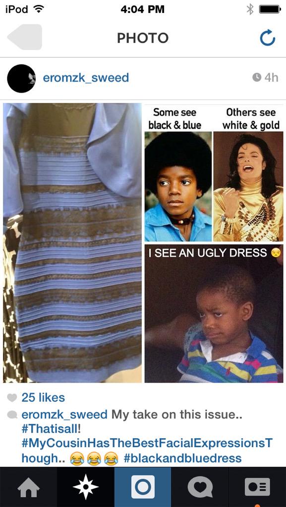 what color do you see 😭 .
I see both , I'm super human 💅 .
#TheDress