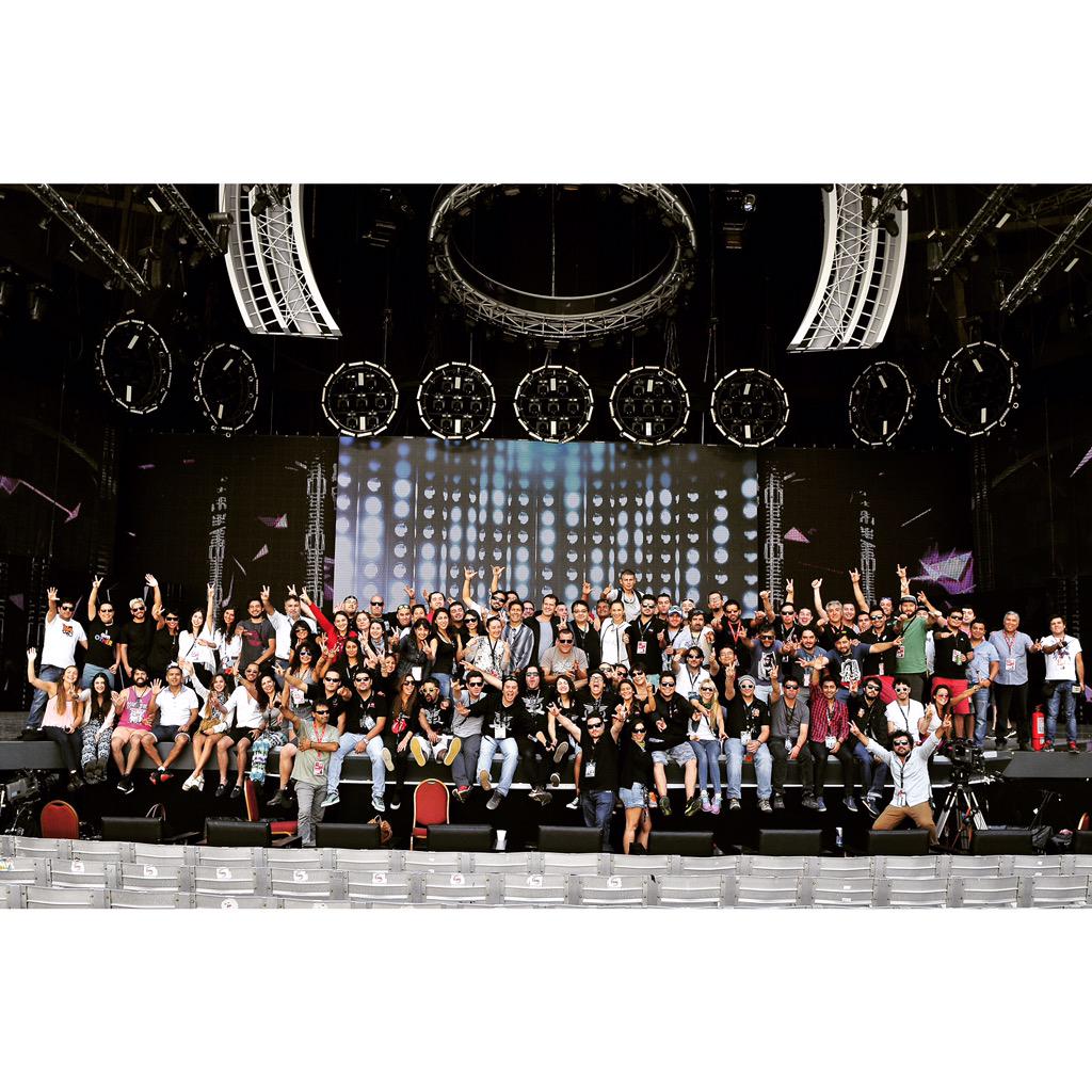 elfestival's tweet photo. Nuestro querido equipo de #Vina2015CHV http://t.co/ZuvJ9hTJhV