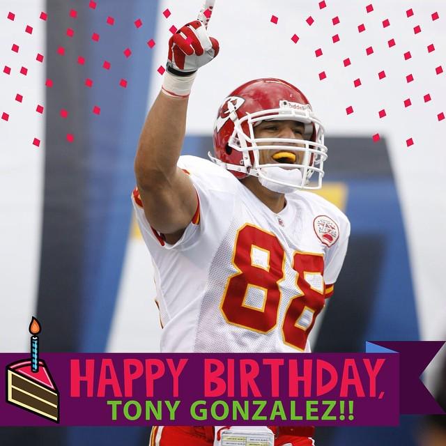  Happy Birthday Tony Gonzalez! by nfl 