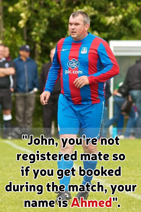 SportsJOE_UK's tweet photo. Sunday League problems. http://t.co/nOKvtbtbUx