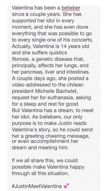justinsbeLieb16's tweet photo. Tweet #JustinMeetValentina http://t.co/hmZ9nj6yuc
