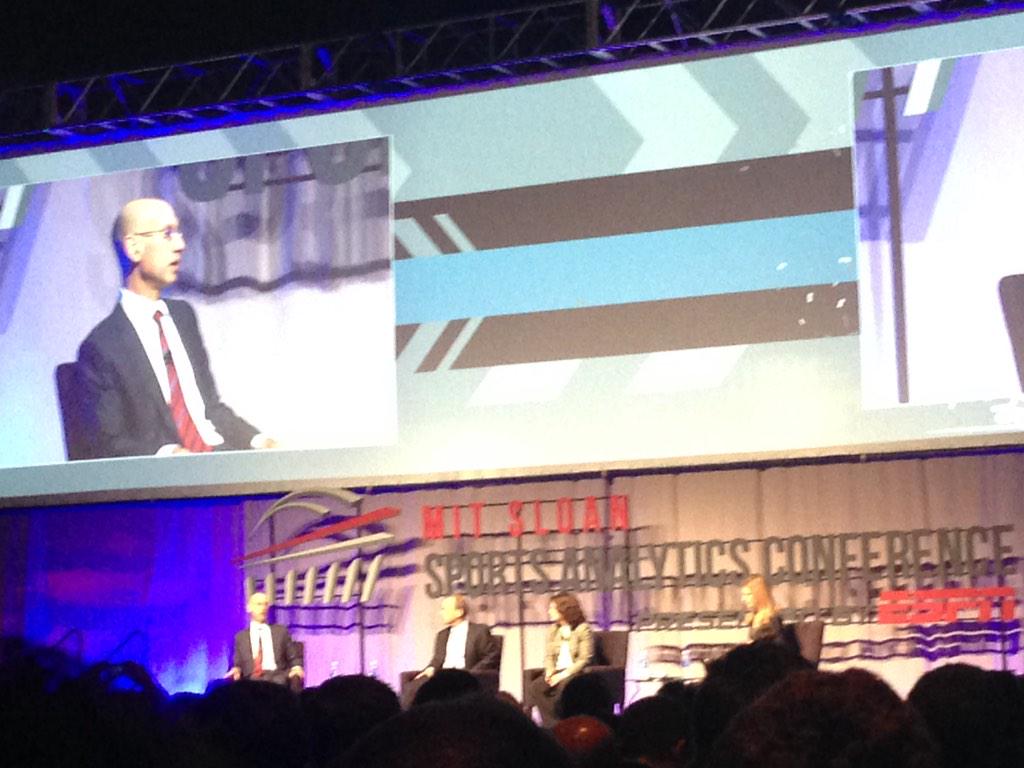 cindydude's tweet photo. Adam Silver talking about the future of sports consumption and being awesome in general #geeking #SSAC15 #NBA http://t.co/8UcHhGzIrQ