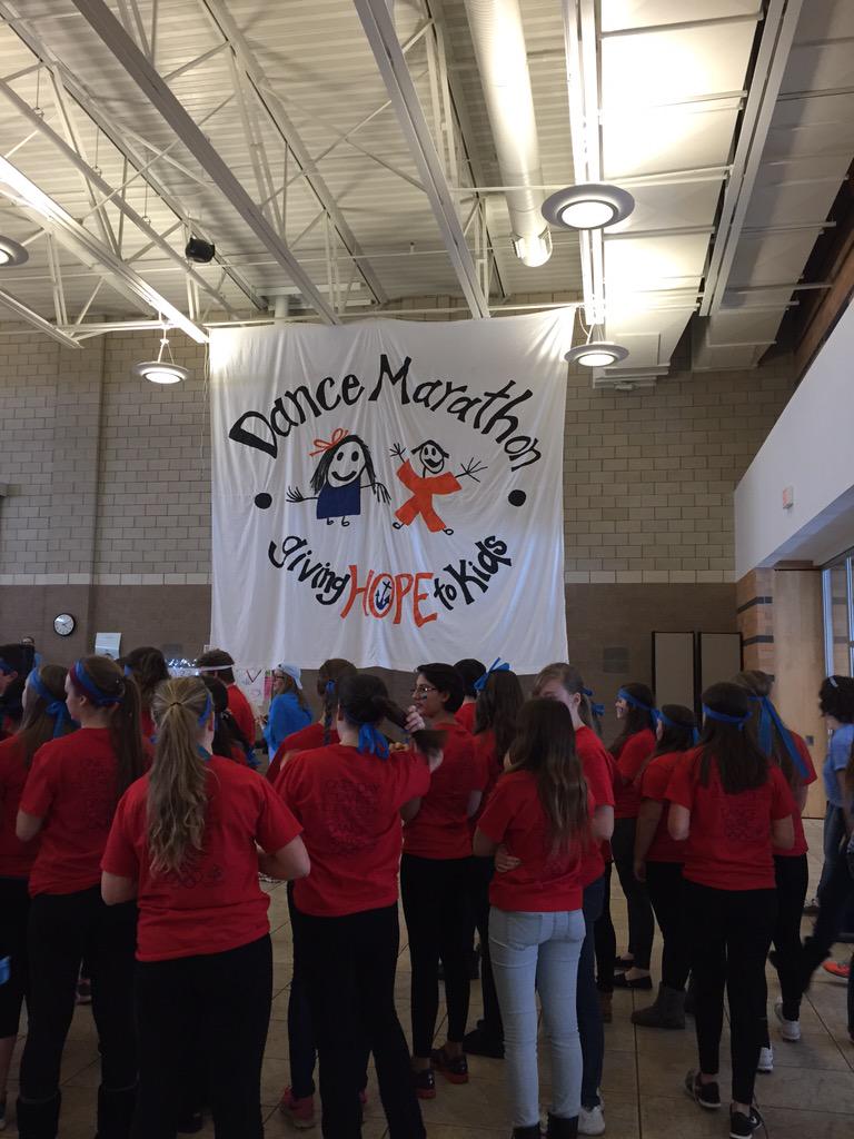 EmilyKMcComb's tweet photo. Dance Marathon at West Ottawa High School until 10 pm tonight. #WORenaissance #WODM http://t.co/BZyCjASjbc