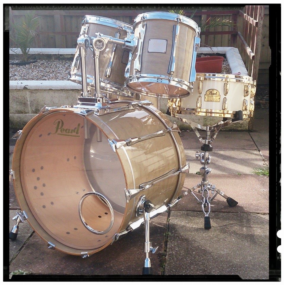 PEARL CZX CUSTOM Z 14 X SNARE DRUM, CHAMPAGNE BIRDSEYE MAPLE (PRE Drumazon atelieryuwa.ciao.jp