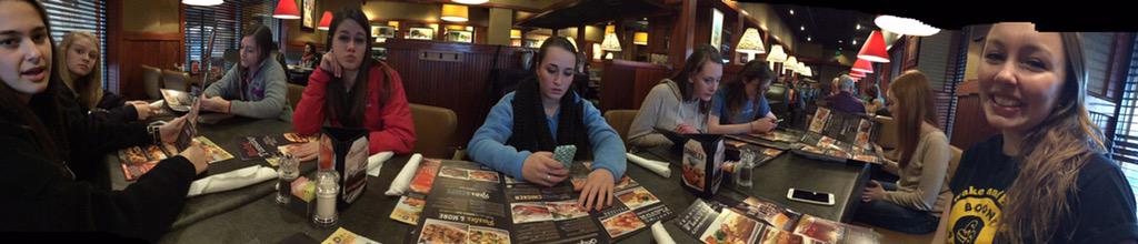 wataugadeca's tweet photo. Ready to eat yall #rubytuesdays #whsdeca #decamagic http://t.co/N2mTCUesRH