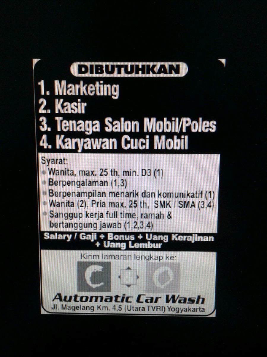 Cuci Mobil Panggilan Car Steam Twitter