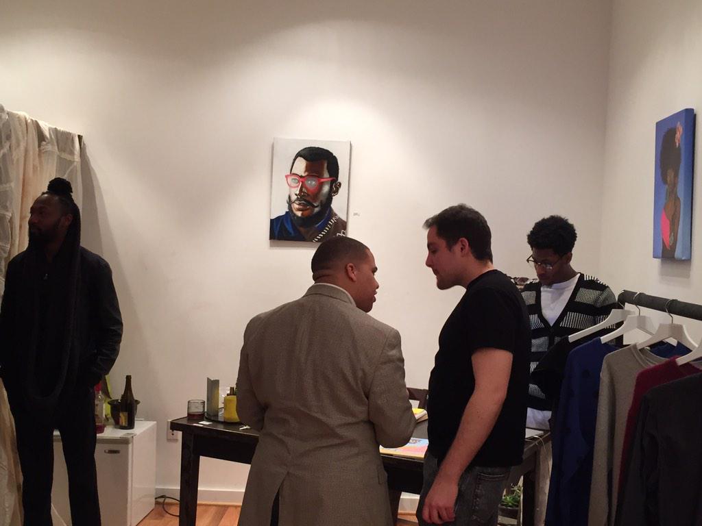 DobromirV's tweet photo. Awesome art show opening at @HOMME_DC http://t.co/jUOsfcrMyl