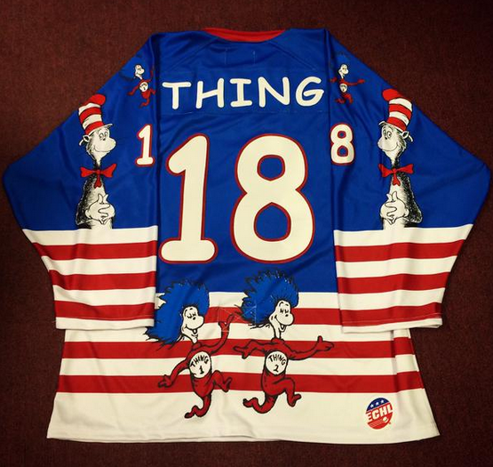 ECHL's Rapid City Rush to wear Dr. Suess jerseys (Photo)