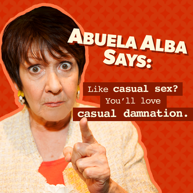 CWJaneTheVirgin's tweet photo. Holy smokes…Abuela Alba is really bringing the heat this week! #AbuelaAlbaSays #SinlessSunday http://t.co/WYW65m5GhI