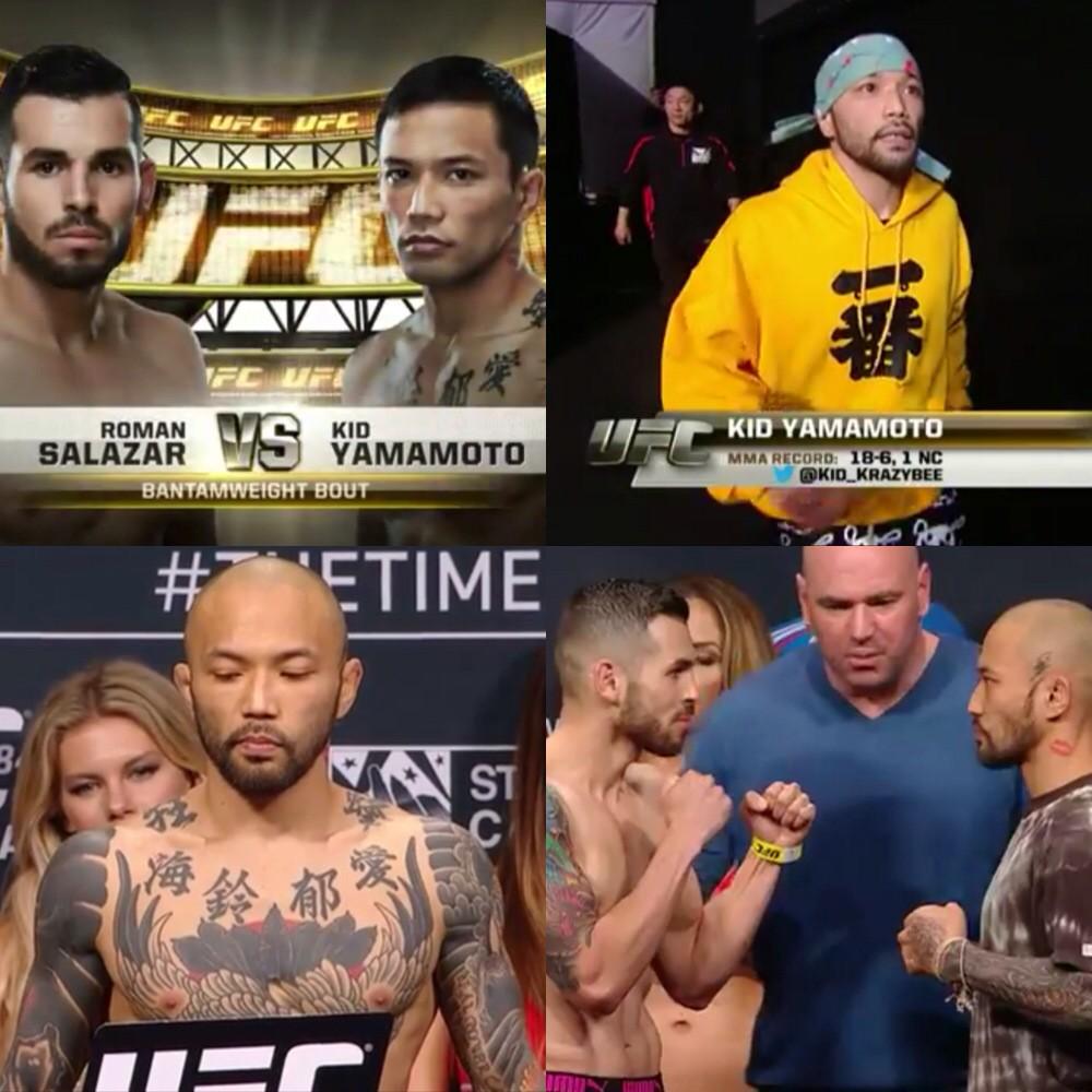 themmatriangle's tweet photo. Return of a legend..... Kid Yamamoto @KID_KRAZYBEE #ufc #ufc184 #mma http://t.co/jKRIdYg4yx